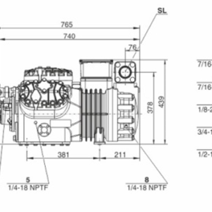 Компрессор Bitzer 6JE-25Y