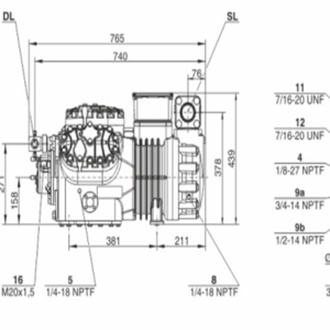 Компрессор Bitzer 6HE-28Y