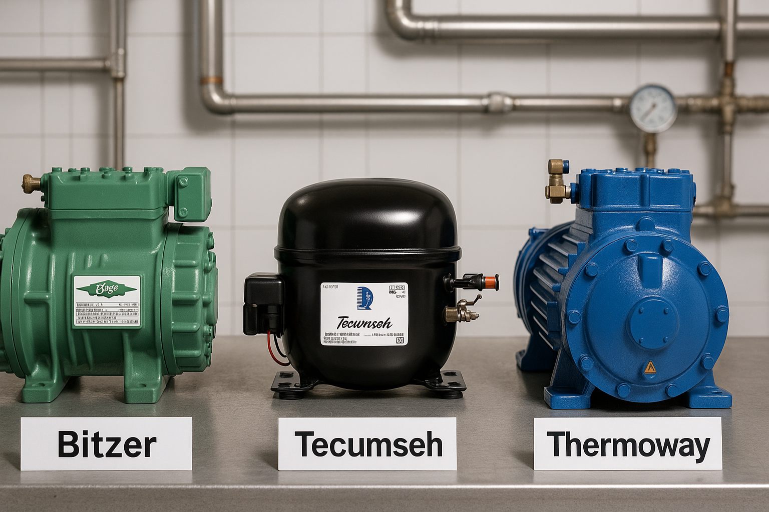 Сравнение компрессоров Bitzer, Tecumseh и Thermoway: особенности и области применения